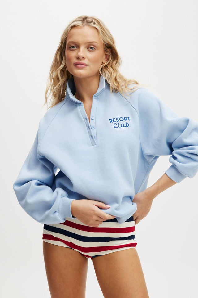 cotton on Plush Graphic Polo windsurfer/resort club