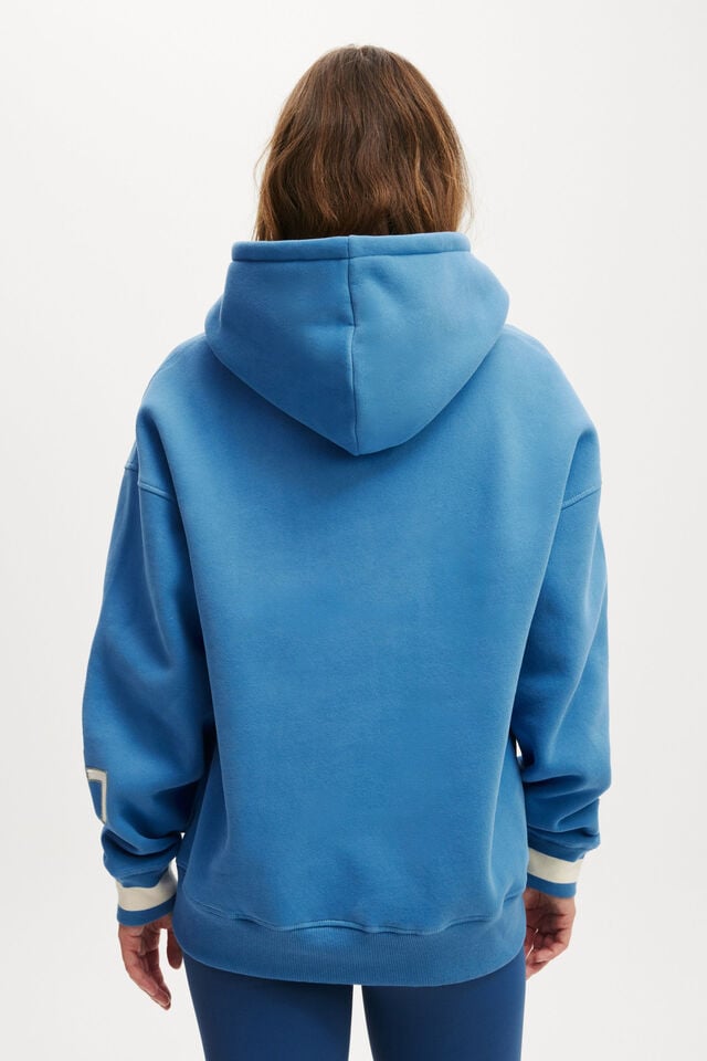 Cotton On Plush Premium Graphic Hoodie Evening Tide/body Athletic Club