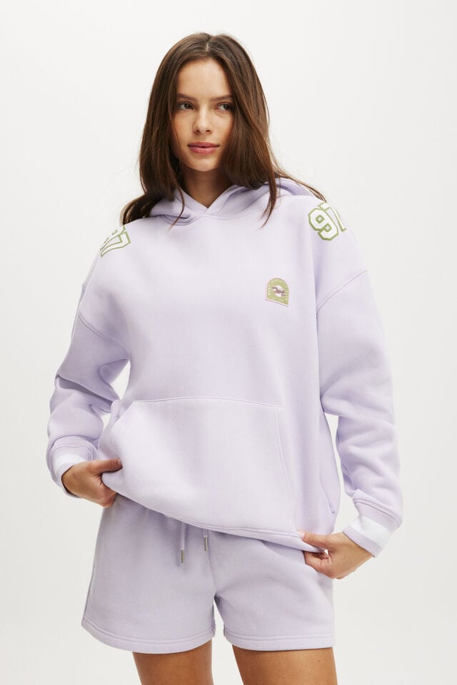 cotton on Plush Premium Graphic Hoodie thistle/body athletic club