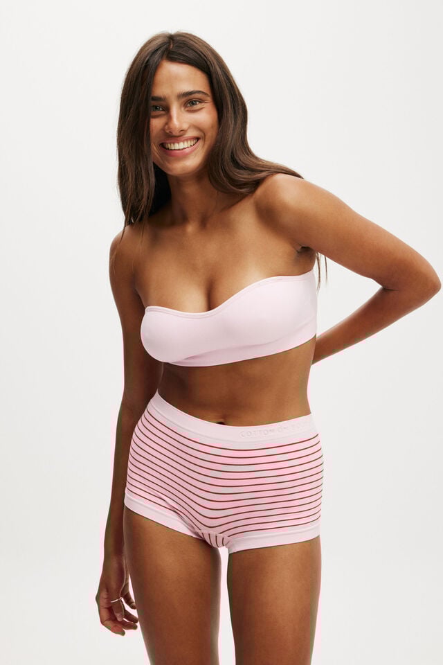 cotton on Seamless Sweetheart Padded Bandeau (r) french fairytale