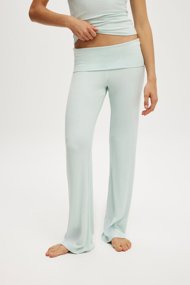 Cotton On Sleep Recovery Roll Waist Pant Morning Mist