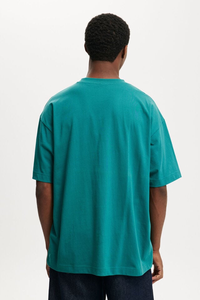 Cotton On Sum 41 Box Fit T-Shirt Lcn Mt Emerald / Sum-41 Logo