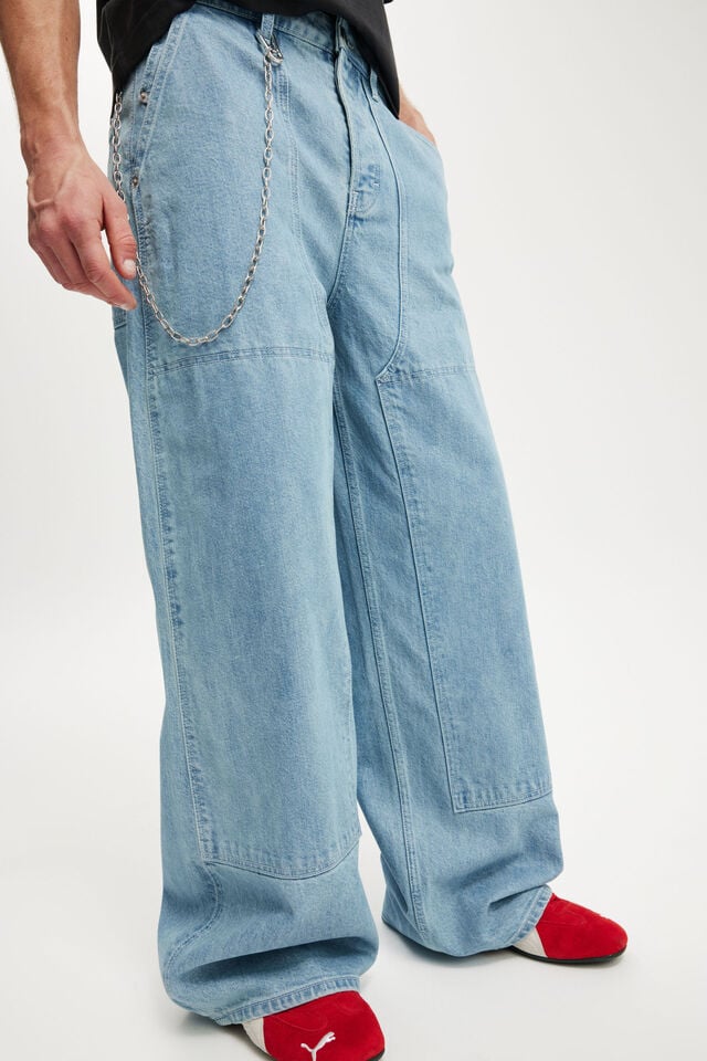 Cotton On Super Baggy Balloon Jean Carpenter Sports Blue
