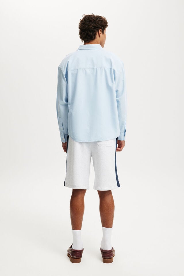 Cotton On Super Baggy Fleece Short Athletic Marle / True Navy