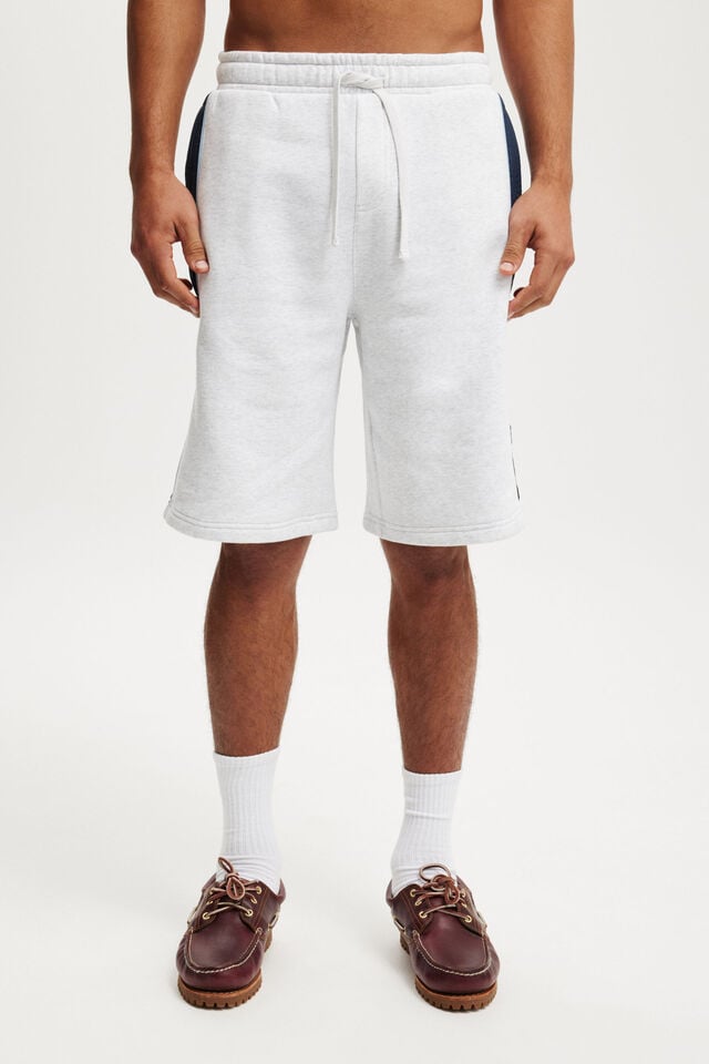 Cotton On Super Baggy Fleece Short Athletic Marle / True Navy
