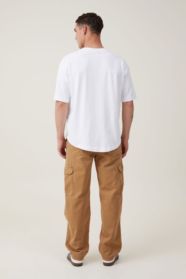 Cotton On Tactical Cargo Pant Vintage Tobacco Herringbone