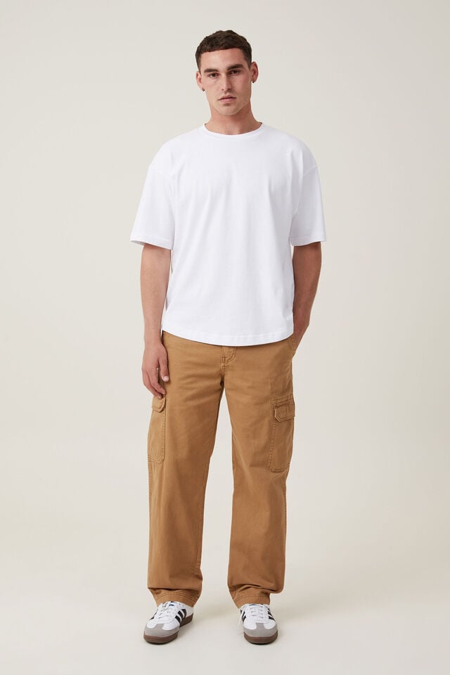 cotton on Tactical Cargo Pant vintage tobacco herringbone