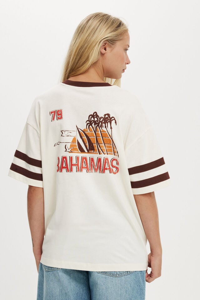 Cotton On The Boxy Graphic Tee 79 Bahamas/porcelain