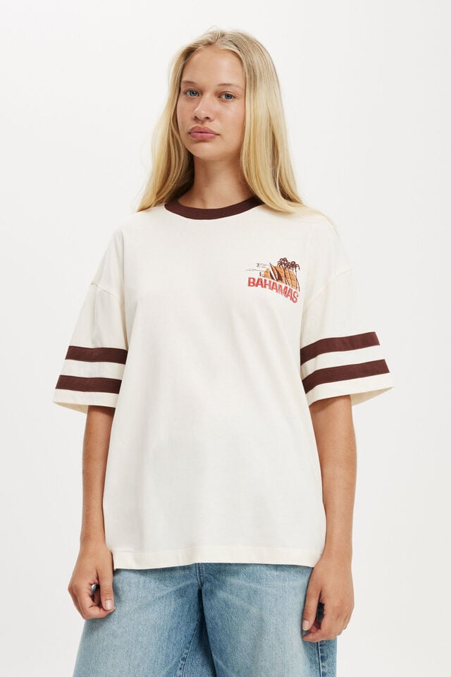 cotton on The Boxy Graphic Tee 79 bahamas/porcelain