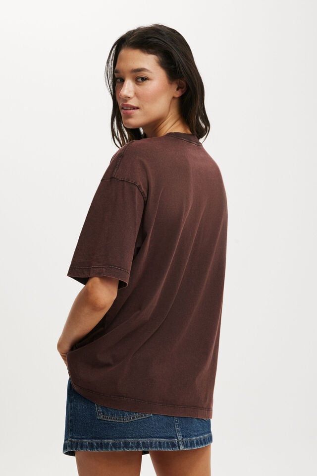 Cotton On The Boxy Graphic Tee Boundless Drift/ Dark Oak