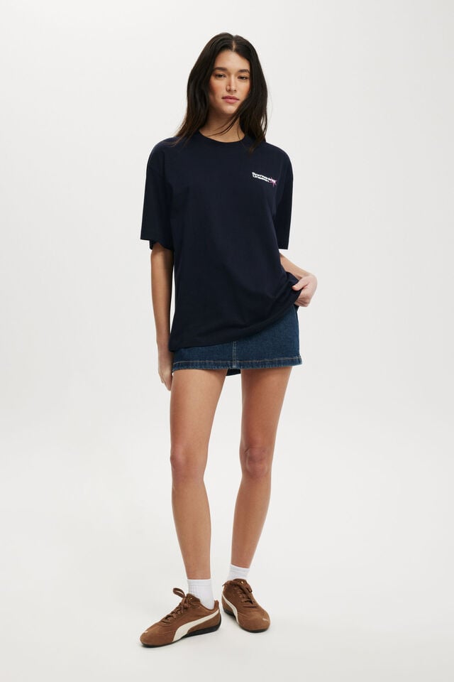 Cotton On The Boxy Graphic Tee Cosmic Avenue/ Total Eclipse