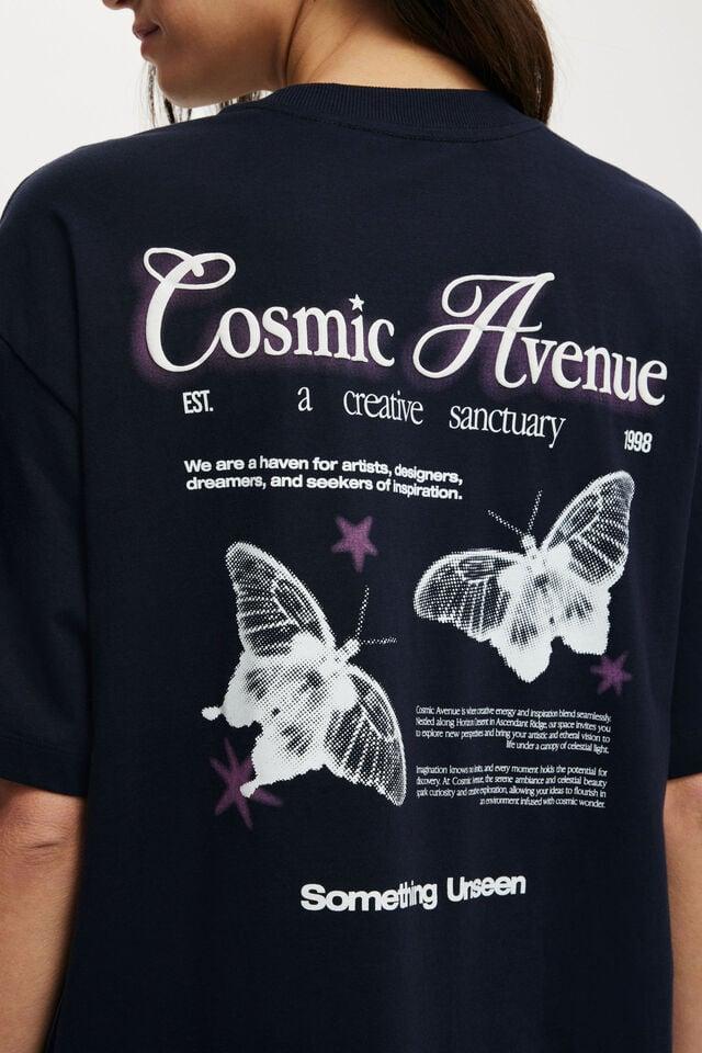 Cotton On The Boxy Graphic Tee Cosmic Avenue/ Total Eclipse