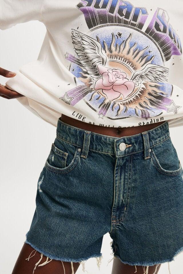 Cotton On The Boxy Graphic Tee Marshmallow/ Solar Sun