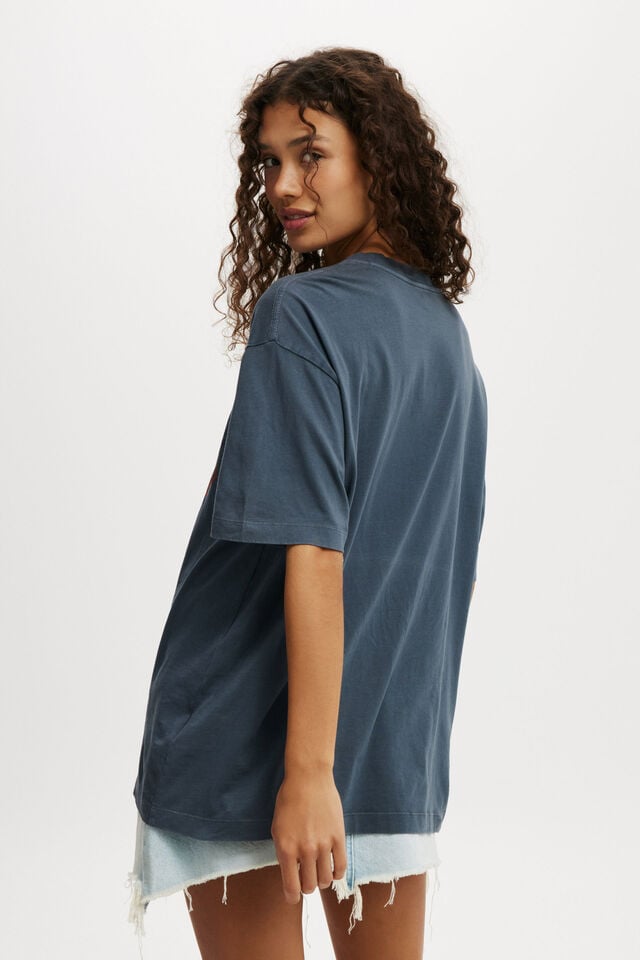 Cotton On The Boxy Graphic Tee Transcend/ Slate Blue