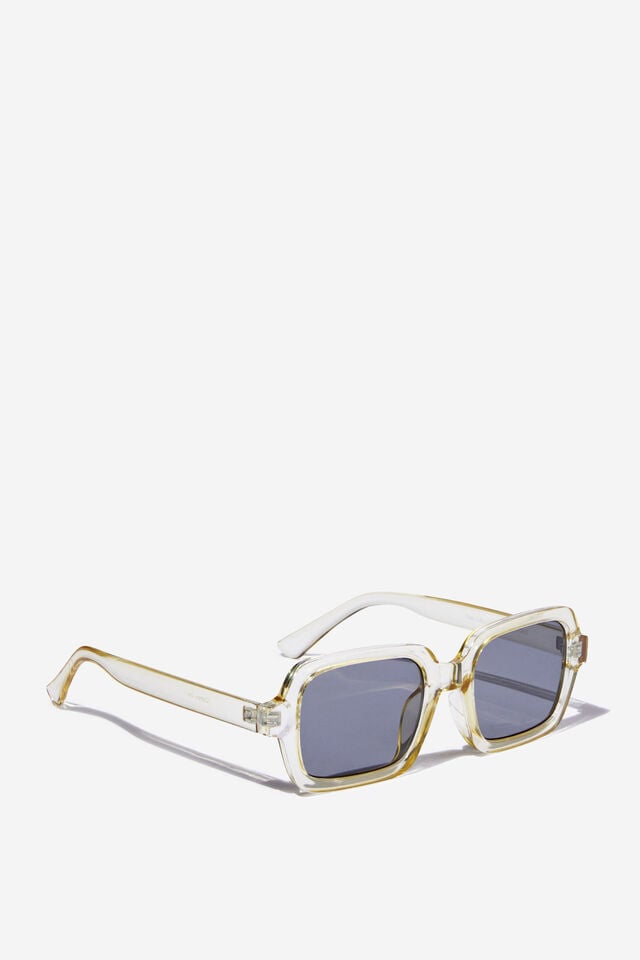 Cotton On The Cruiser Sunglasses Butter Crystal/grey