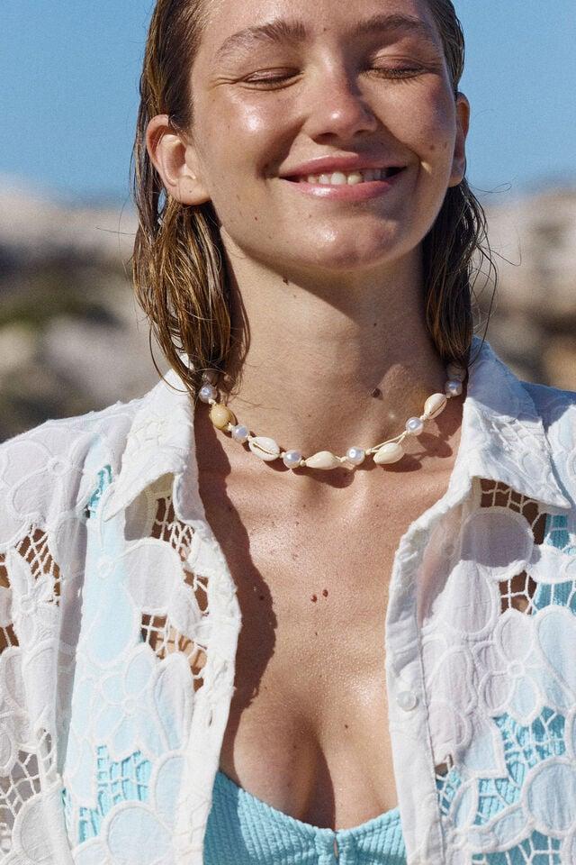 Cotton On The Floral Vacation Beach Shirt White Floral