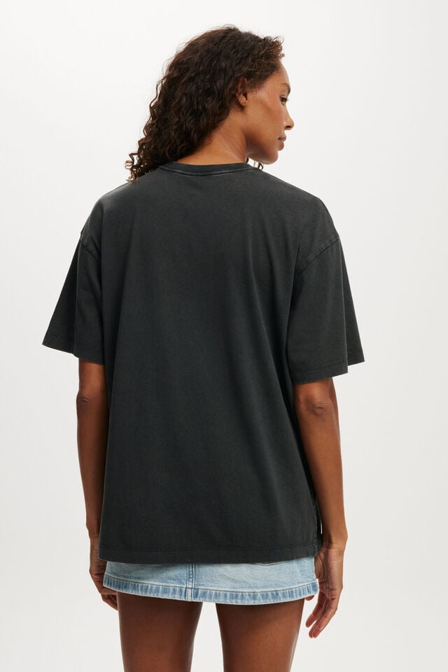 Cotton On The Lcn Music Boxy Graphic Tee Lcn Br Black Sabbath 1975/ Washed Black