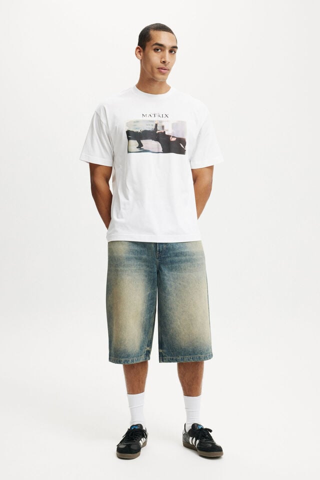 Cotton On The Matrix Box Fit T-Shirt Lcn Wb White / The Matrix - Neo