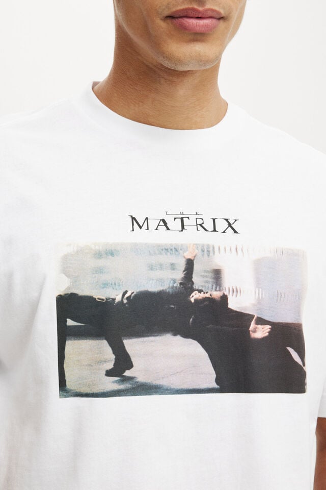 Cotton On The Matrix Box Fit T-Shirt Lcn Wb White / The Matrix - Neo