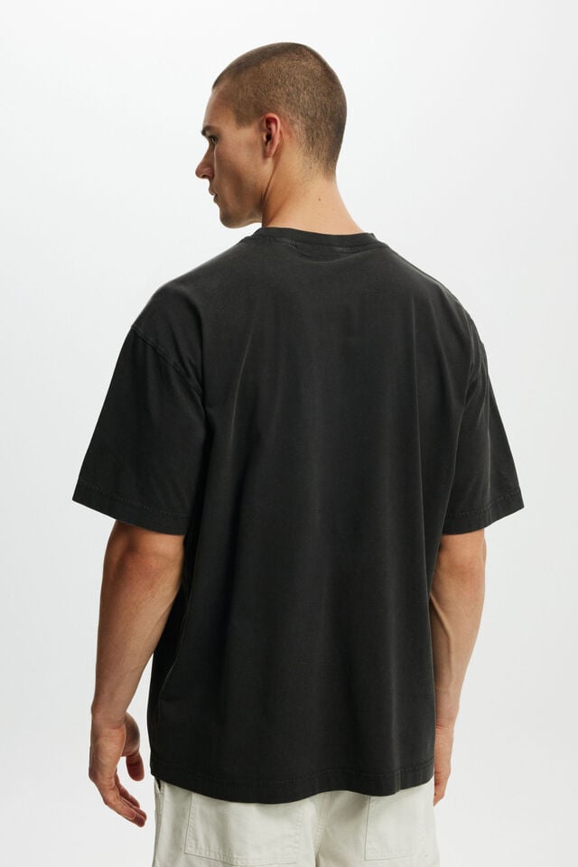 Cotton On The Offspring Box Fit T-Shirt Lcn Cor Washed Black/the Offspring -americana