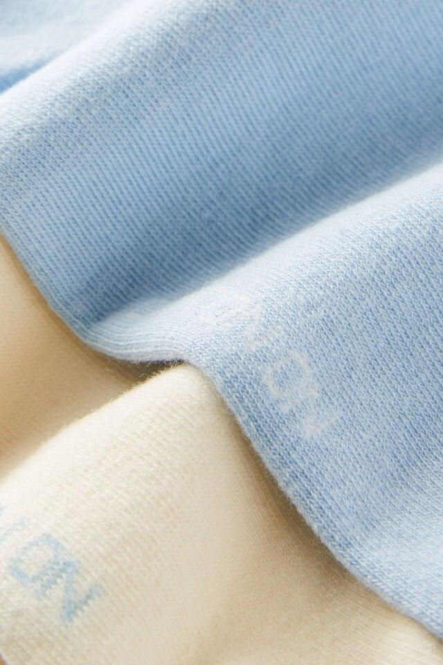 Cotton On The Perfect Pair Pretty Frill Sock Blue/pearl Lace