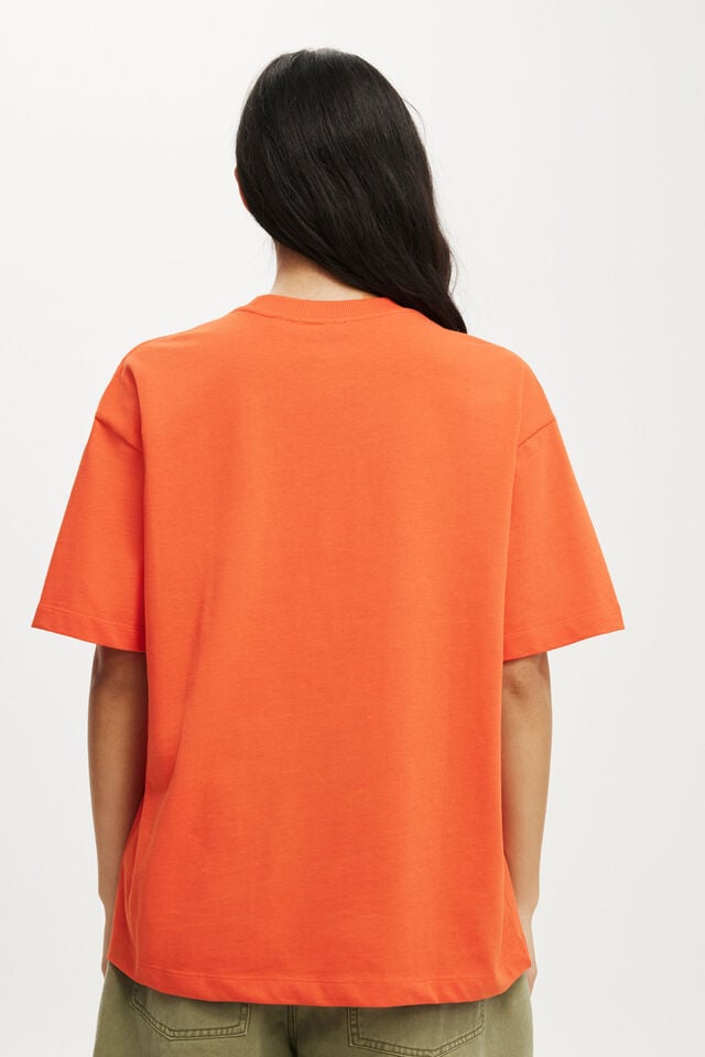 Cotton On The Premium Boxy Graphic Tee Cool It Cowboy/ Coral Crush