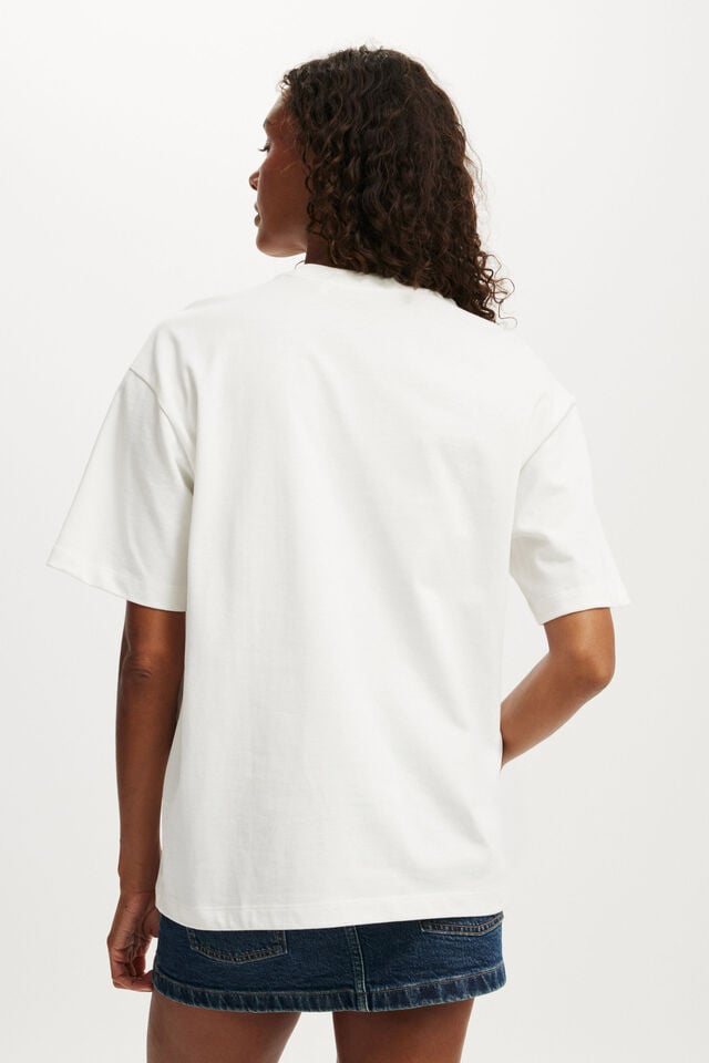 Cotton On The Premium Boxy Graphic Tee Stockholm / Vintage White