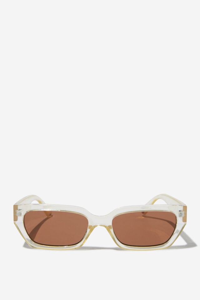 cotton on The Razor Sunglasses butter crystal/brown