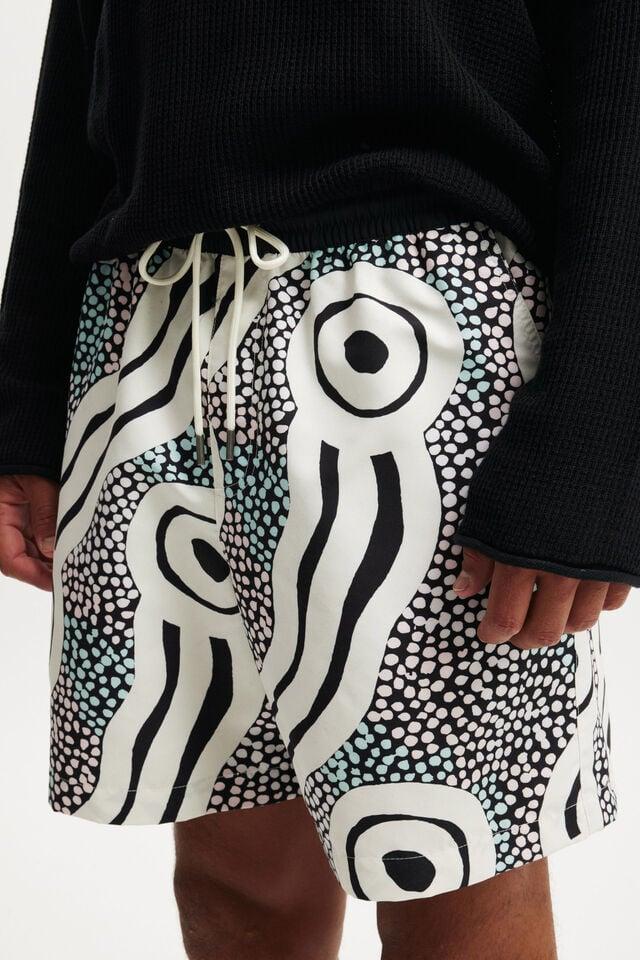 Cotton On Tylah Saunders Short Lcn Bra Black/white/tylah Saunders-place Of C