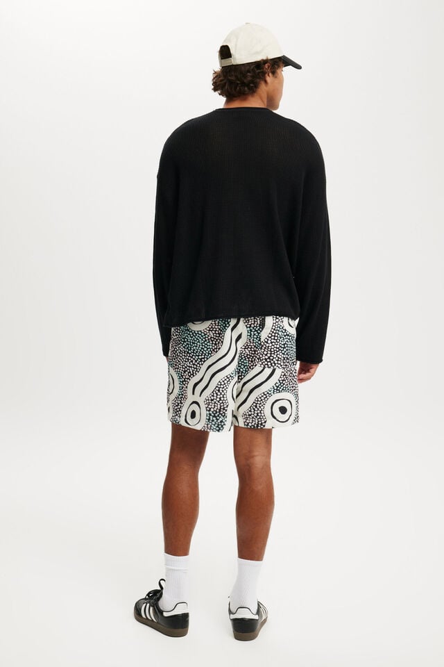 Cotton On Tylah Saunders Short Lcn Bra Black/white/tylah Saunders-place Of C