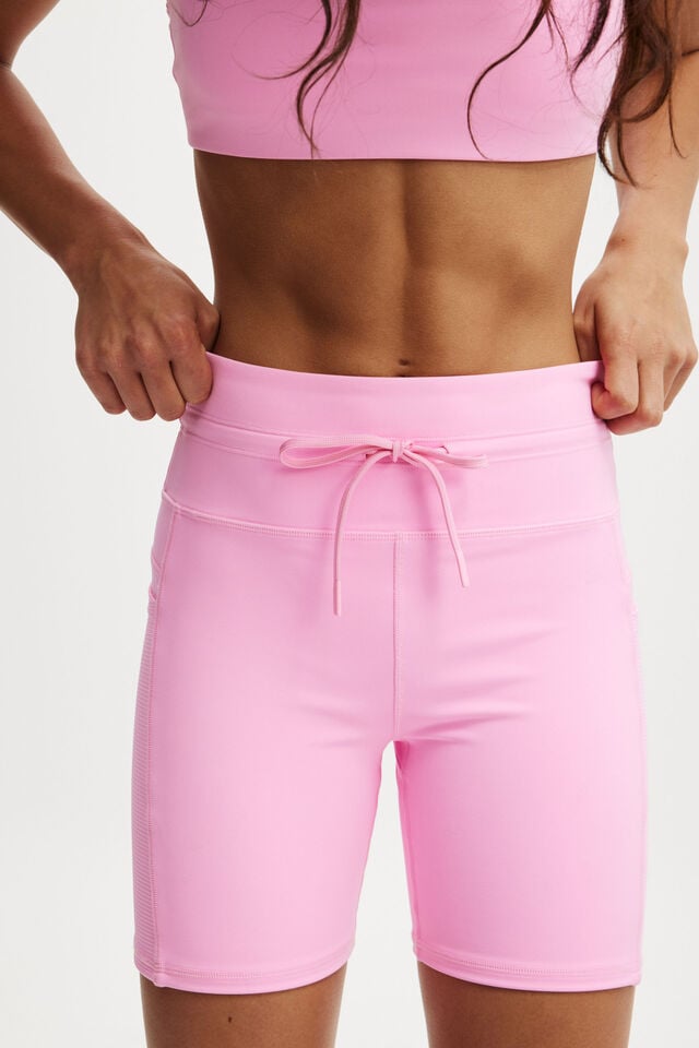 Cotton On Ultimate Run Rib Bike Short Millennial Pink
