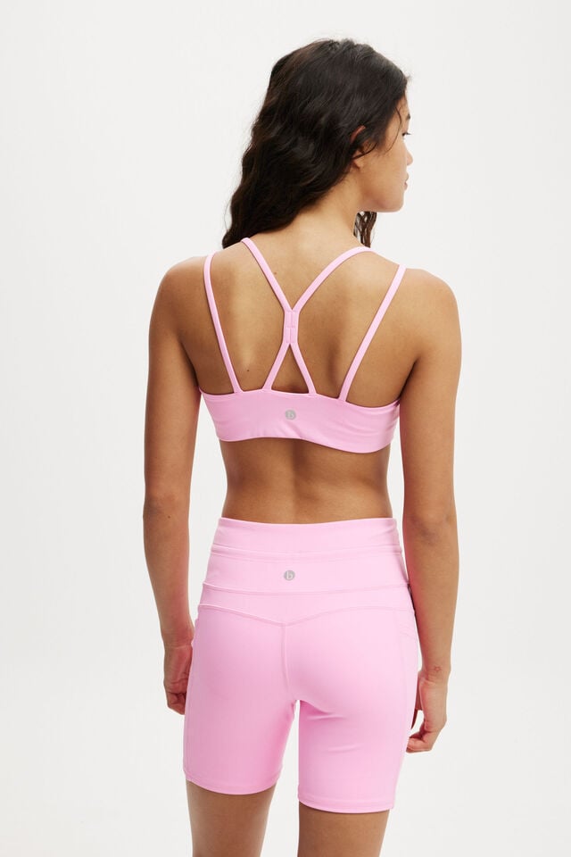 Cotton On Ultimate Run Rib Bike Short Millennial Pink