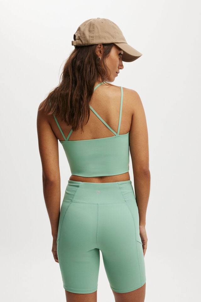 Cotton On Ultra Luxe Mesh Pocket Bike Short Malachite Green