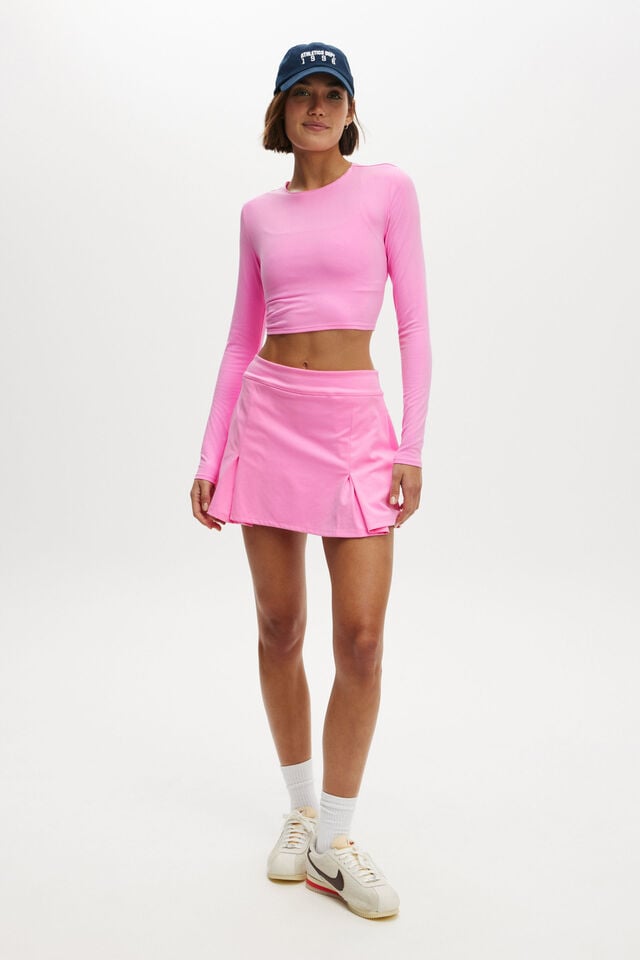 Cotton On Ultra Soft Open Tie Back Longsleeve Millennial Pink