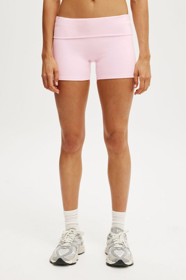 Cotton On Ultra Soft Roll Over Shortie Short Cherry Dream