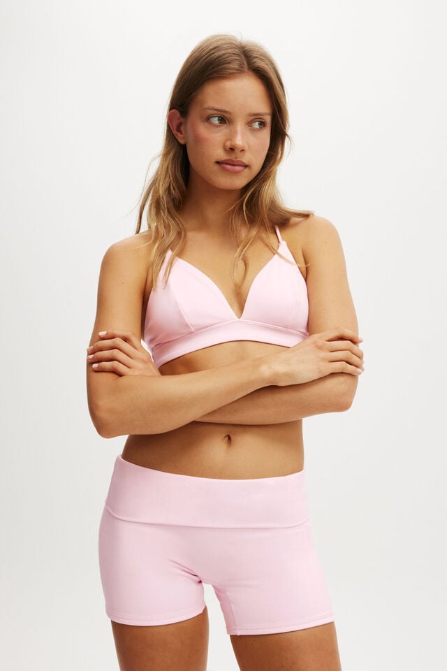 Cotton On Ultra Soft Roll Over Shortie Short Cherry Dream