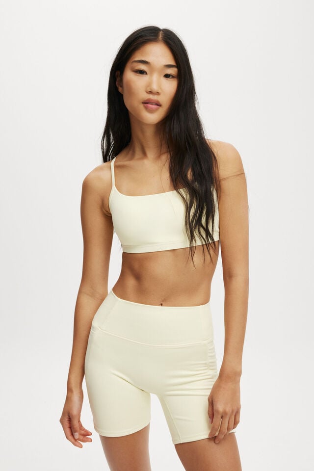 Cotton On Ultra Soft Side Pocket Bike Short Lemon Icing