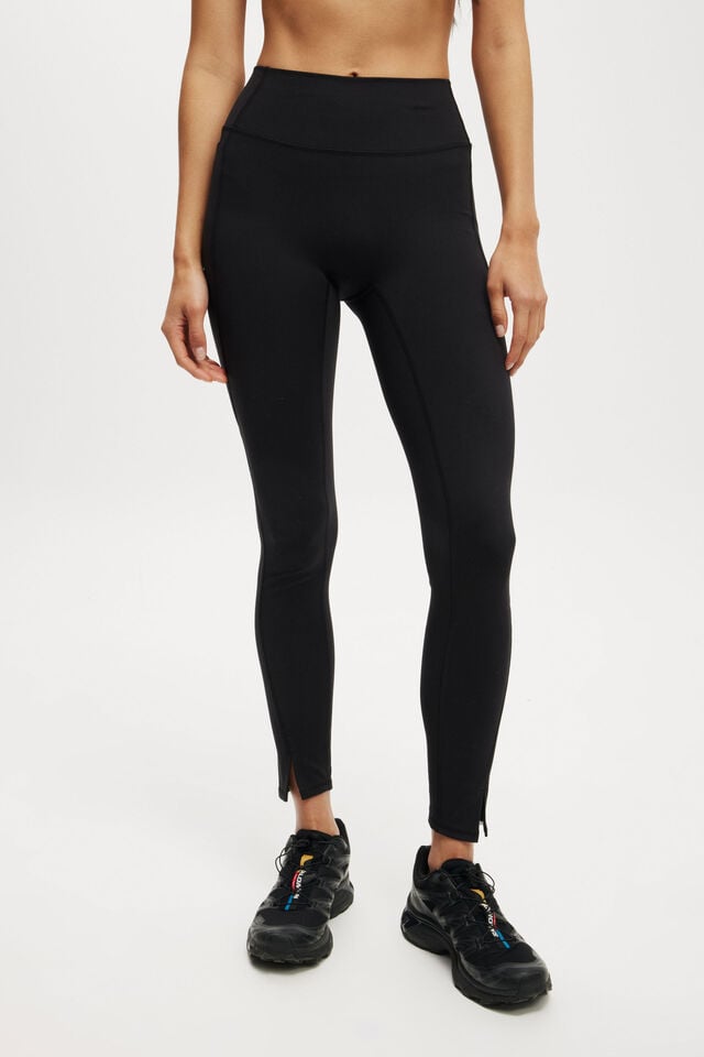 Cotton On Ultra Soft Side Pocket Full Length Tight Black