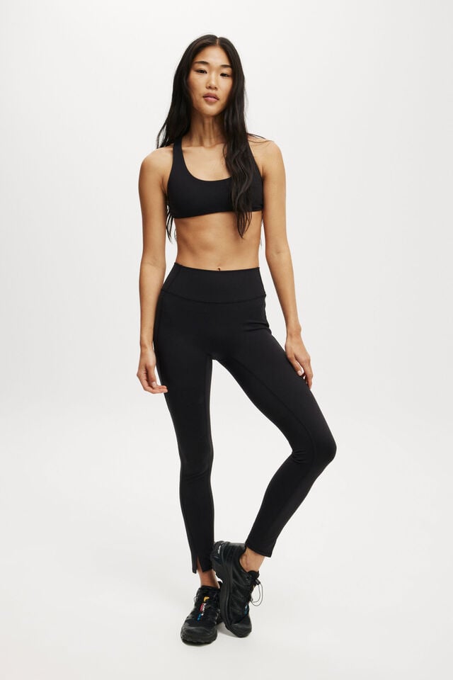 cotton on Ultra Soft Side Pocket Full Length Tight black