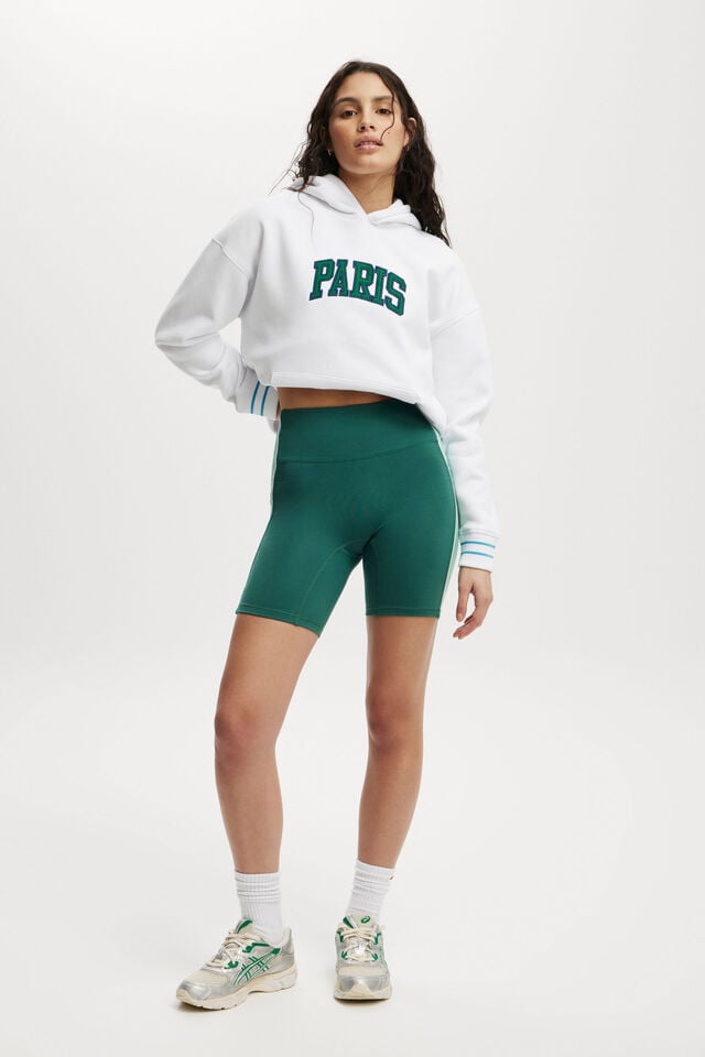 cotton on Ultra Soft Track Bike Short sporty green/ malachite green