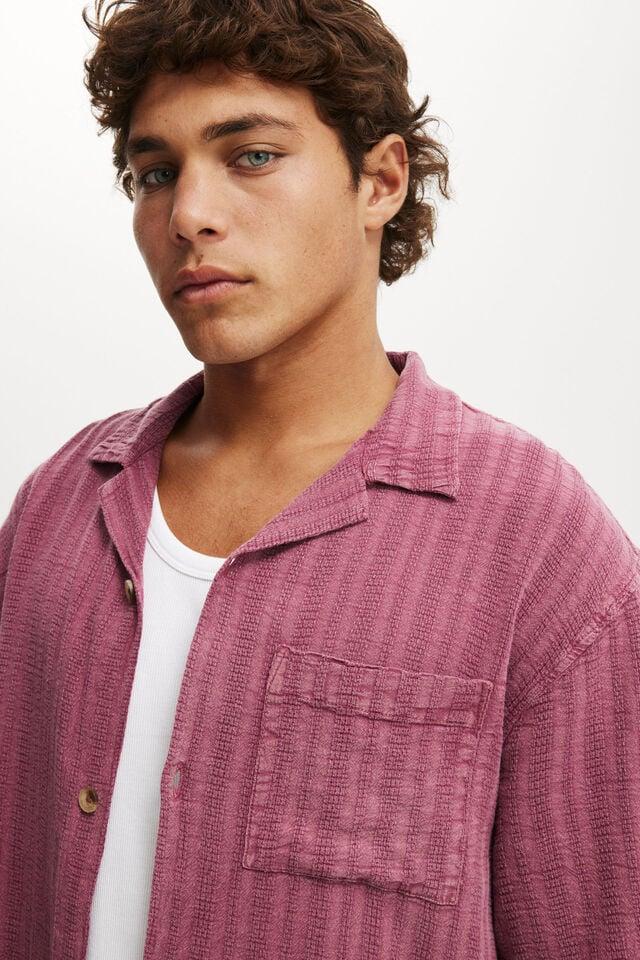 Cotton On Washed Box Fit Short Sleeve Shirt Washed Coral