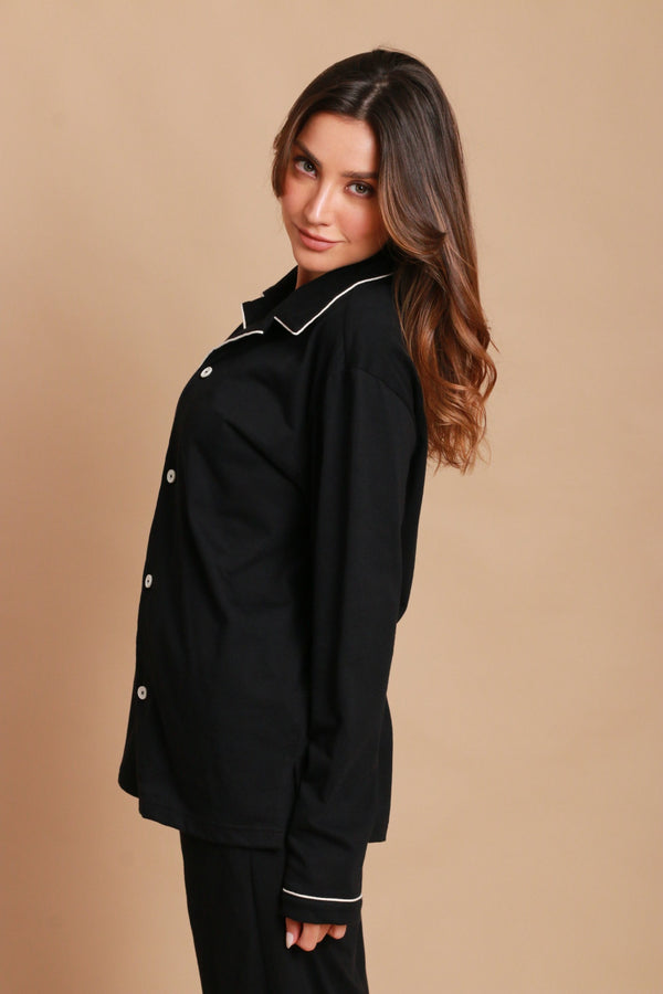 Cottonique Allergy-Free Organic Cotton Pajama Shirt