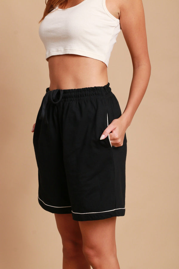 Cottonique Allergy-Free Organic Cotton Pajama Shorts