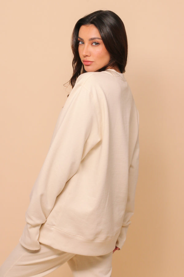 Cottonique Allergy-Free Organic Cotton Pullover Sweatshirt