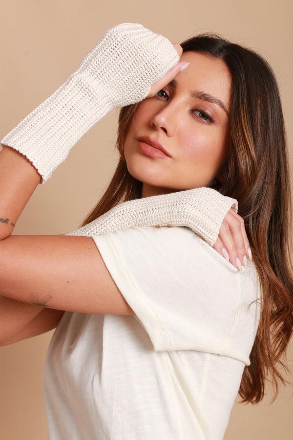 Cottonique Allergy-Free Knitted Arm Warmers