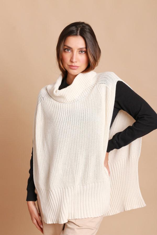 Cottonique Allergy-Free Women's Turtleneck Overlay