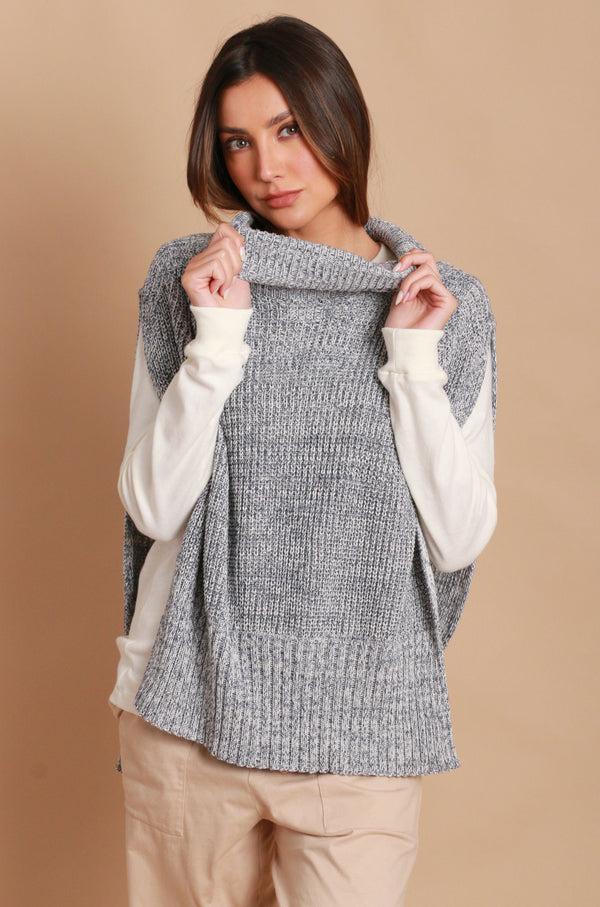 cottonique Allergy-Free Women's Turtleneck Overlay