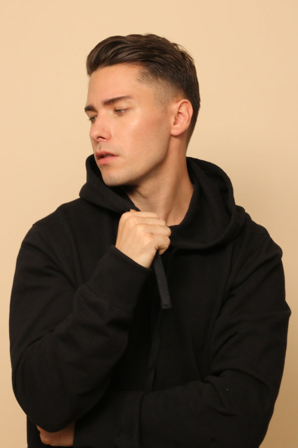 Cottonique Men's Allergy-Free French Terry Hoodie