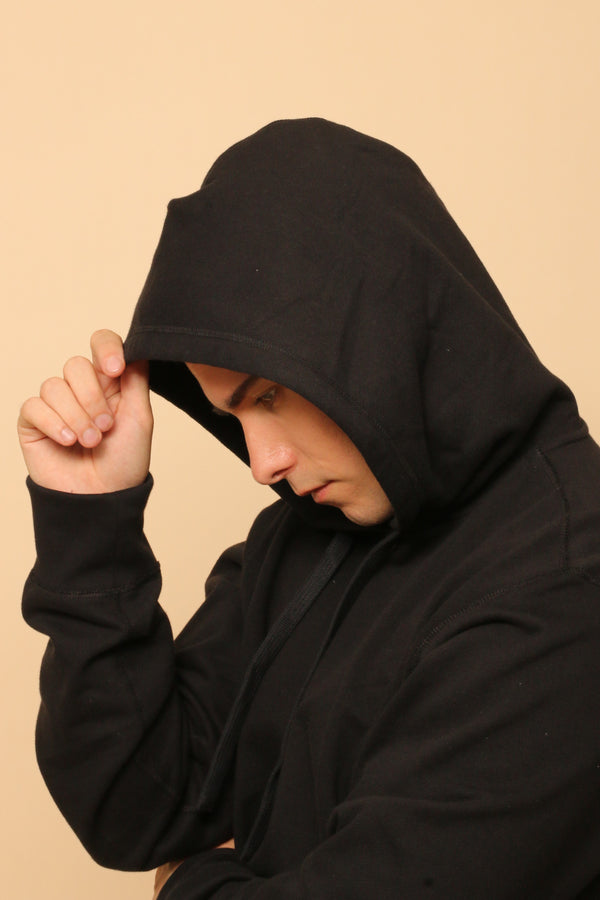 Cottonique Men's Allergy-Free French Terry Hoodie