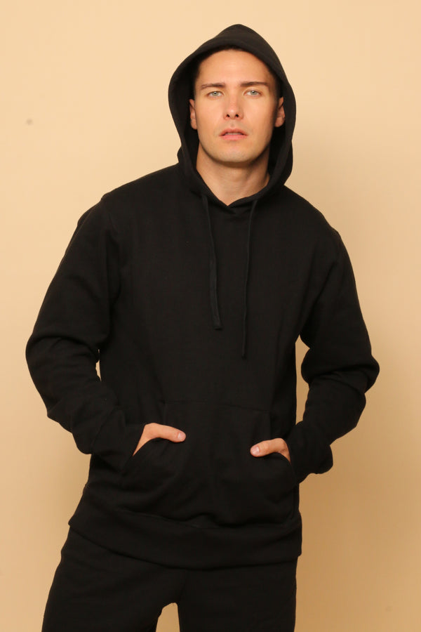 Cottonique Men's Allergy-Free French Terry Hoodie